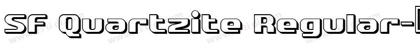 SF Quartzite Regular字体转换